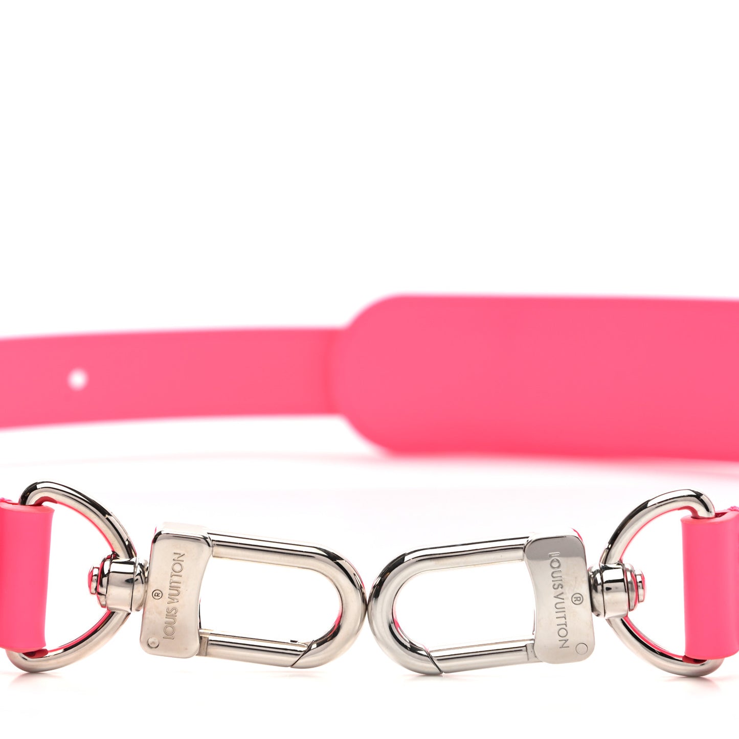 Calfskin Adjustable Keepall Bandouliere Shoulder Strap Pink