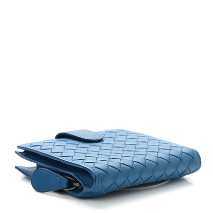 Bottega Veneta Nappa Intrecciato French Flap Wallet Electrique 4 of 13