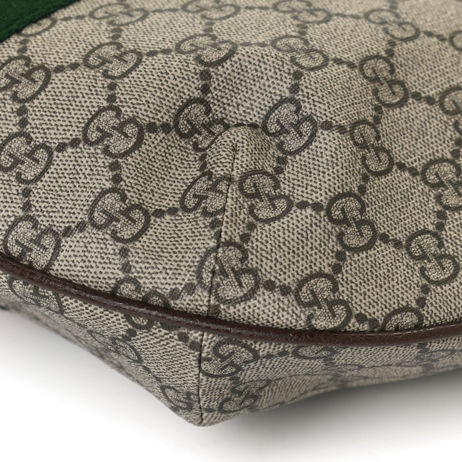 Gucci GG Supreme Monogram Web Small Ophidia Half Moon Hobo Brown 12 of 13