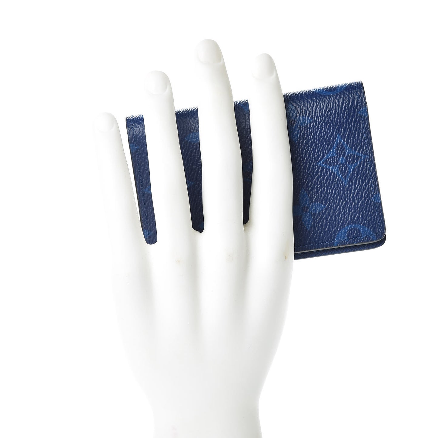 Monogram Taiga Pocket Organizer Cobalt
