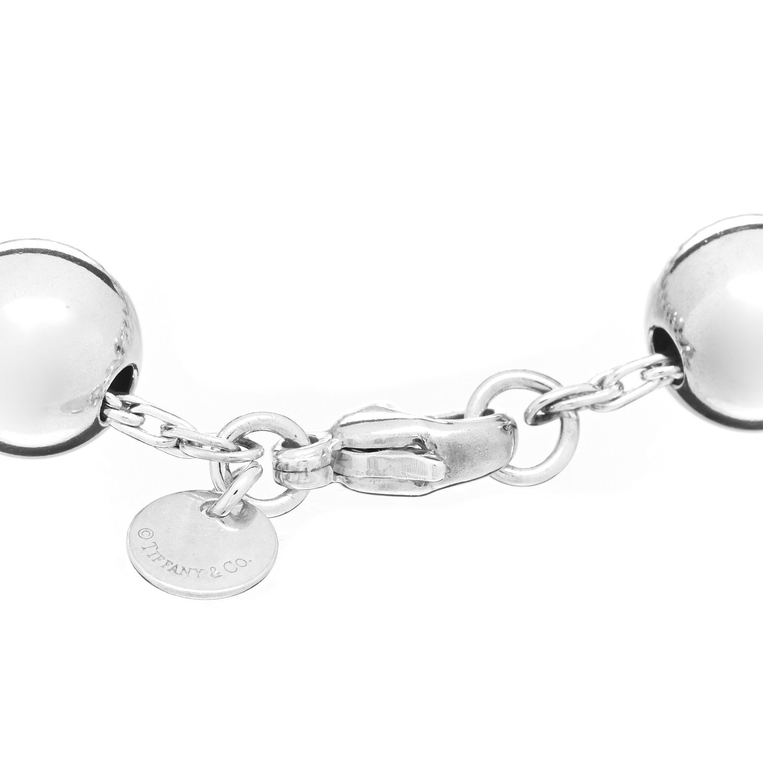 Tiffany Sterling Silver 10mm HardWear Ball Bracelet 3 of 3