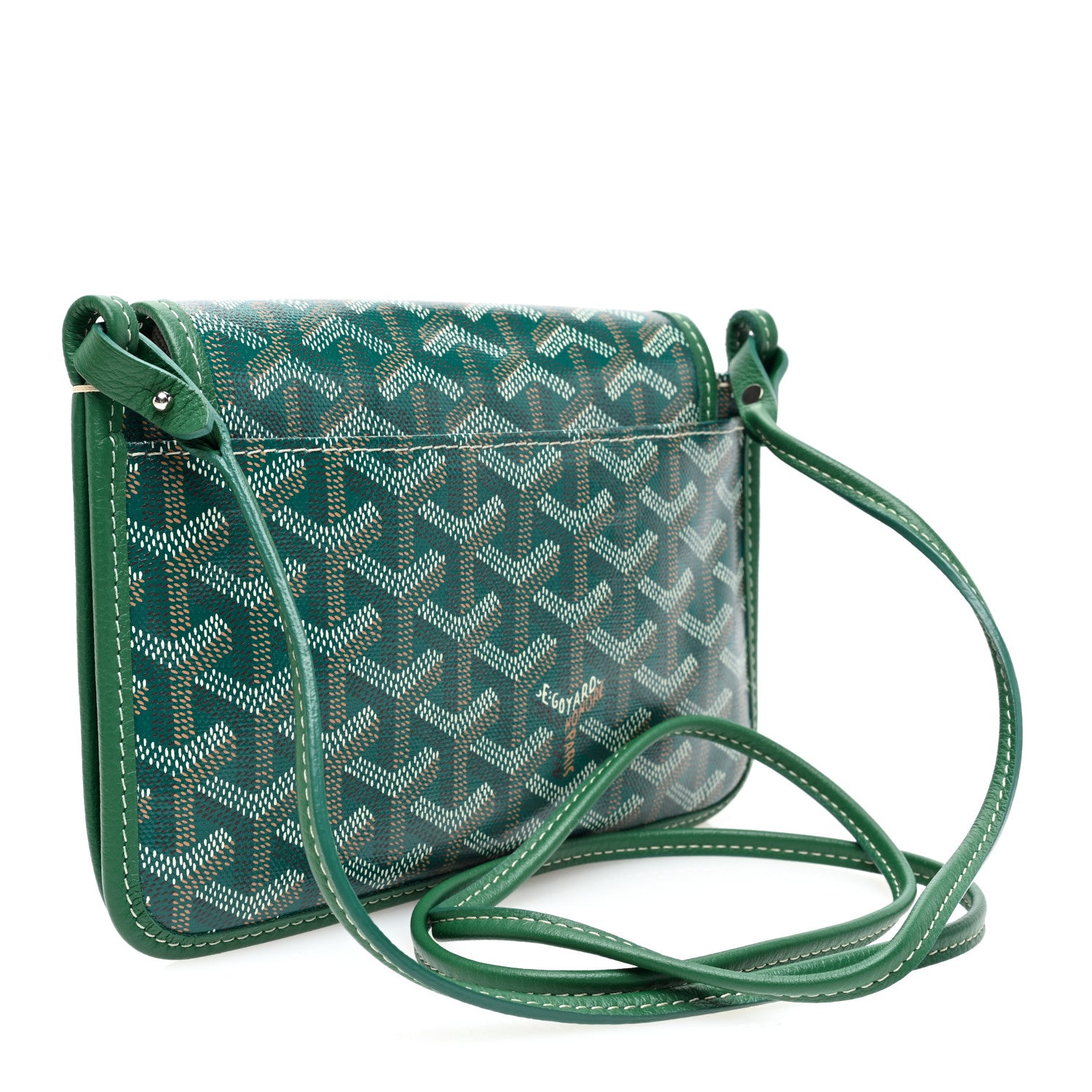 Goyard Goyardine Plumet Wallet Clutch Green 3 of 10