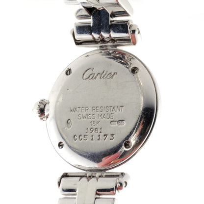 Cartier 18k White Gold Diamond Ladies Watch 7 of 7
