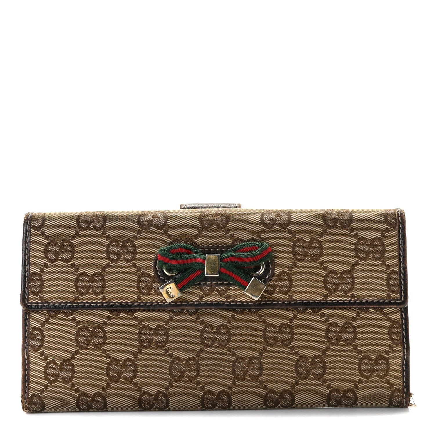 Gucci Monogram Princy Continental Wallet Brown 1 of 12