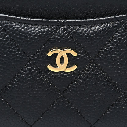 Chanel Caviar Quilted Card Holder Black 9 of 11