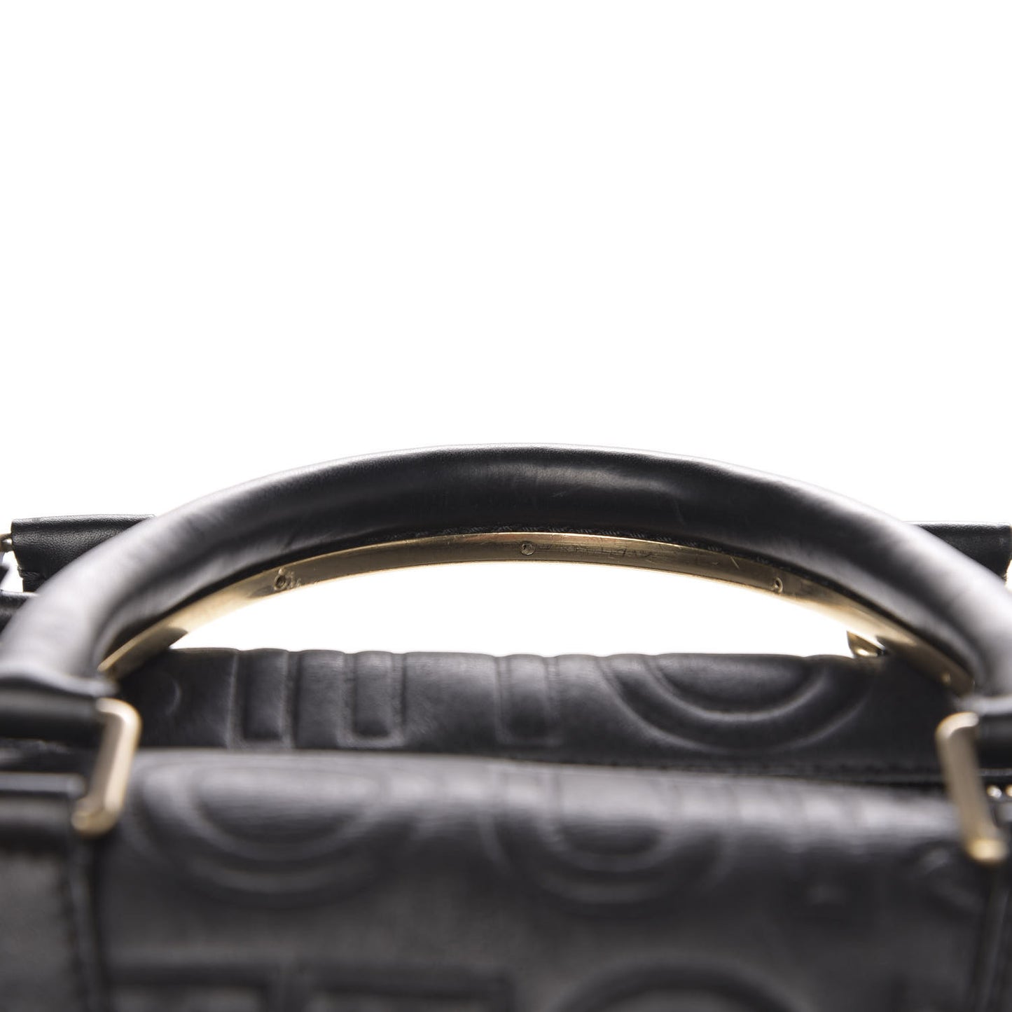 Calfskin Embossed Speedy Cube 30 Black