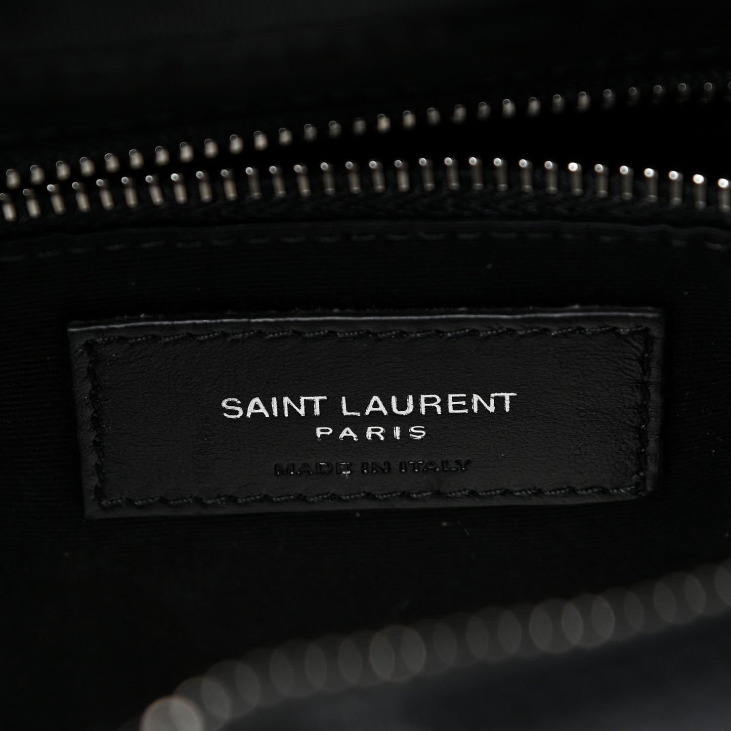 Calfskin Y Quilted Monogram Small Loulou Bowling Bag Black
