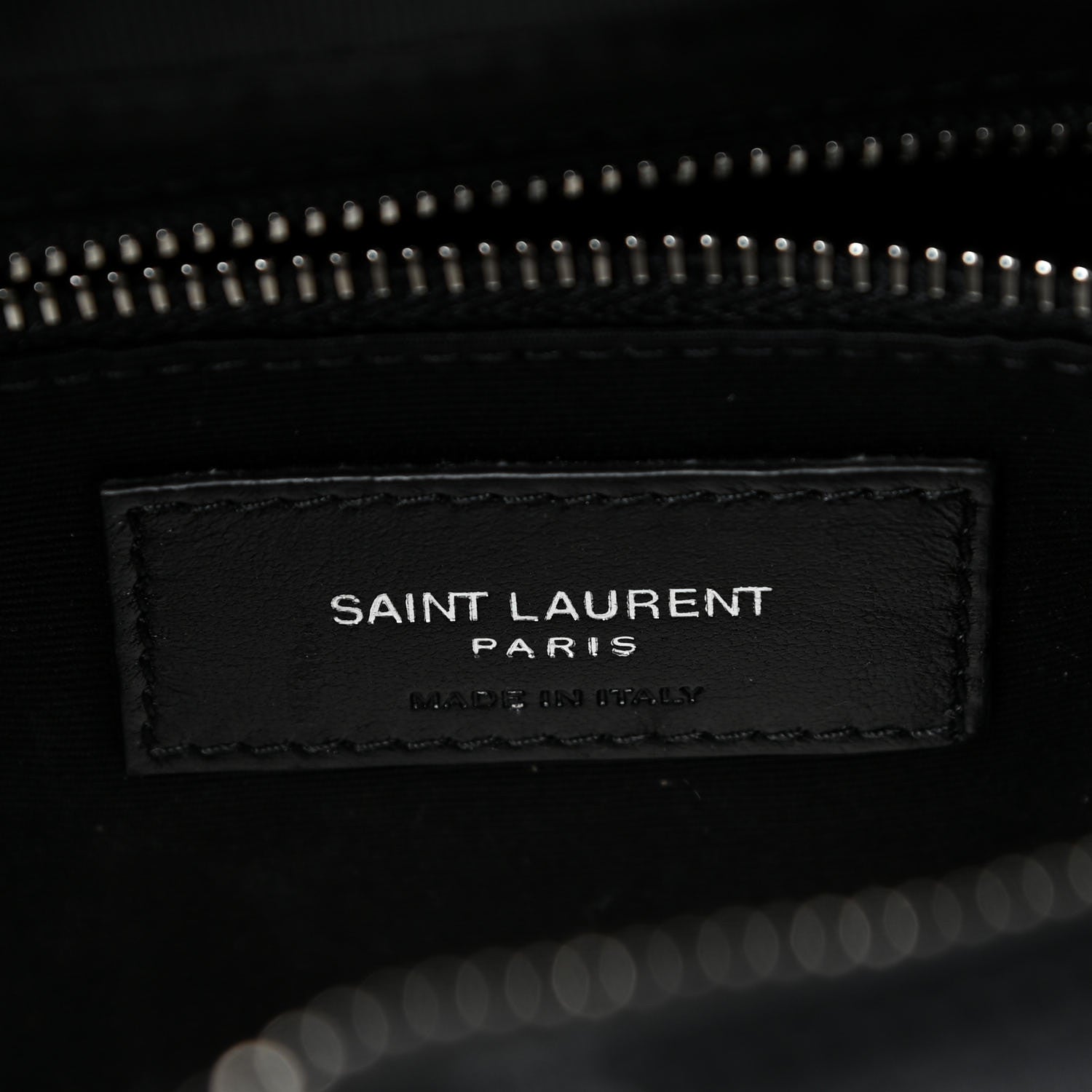 Saint Laurent Calfskin Y Quilted Monogram Small Loulou Bowling Bag Black 6 of 12
