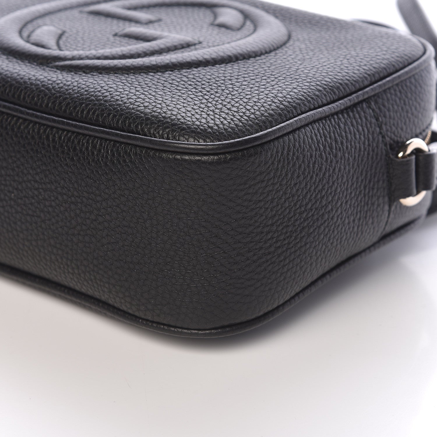 Gucci Pebbled Calfskin Small Soho Disco Bag Black 9 of 10