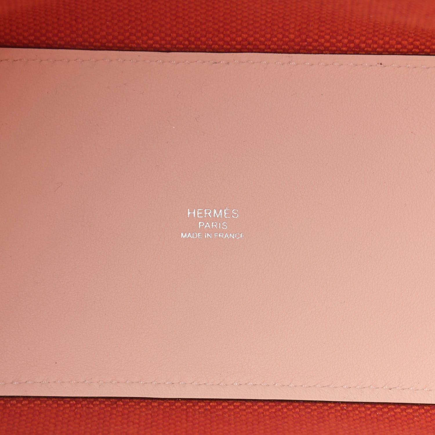Hermes Swift H Canvas Cabas H En Biais 27 Feu Framboise Nata 6 of 11