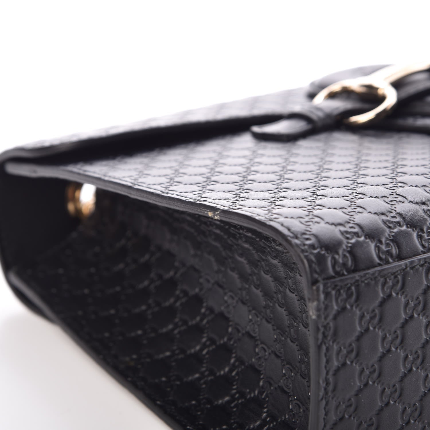 Gucci Microguccissima Medium Emily Chain Shoulder Bag Black 11 of 15