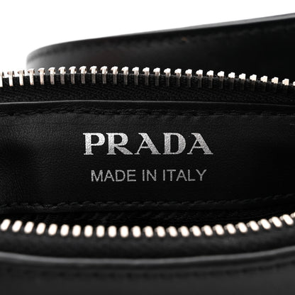 Prada Soft Calfskin Impunture Diagramme Belt Bag Black 6 of 10