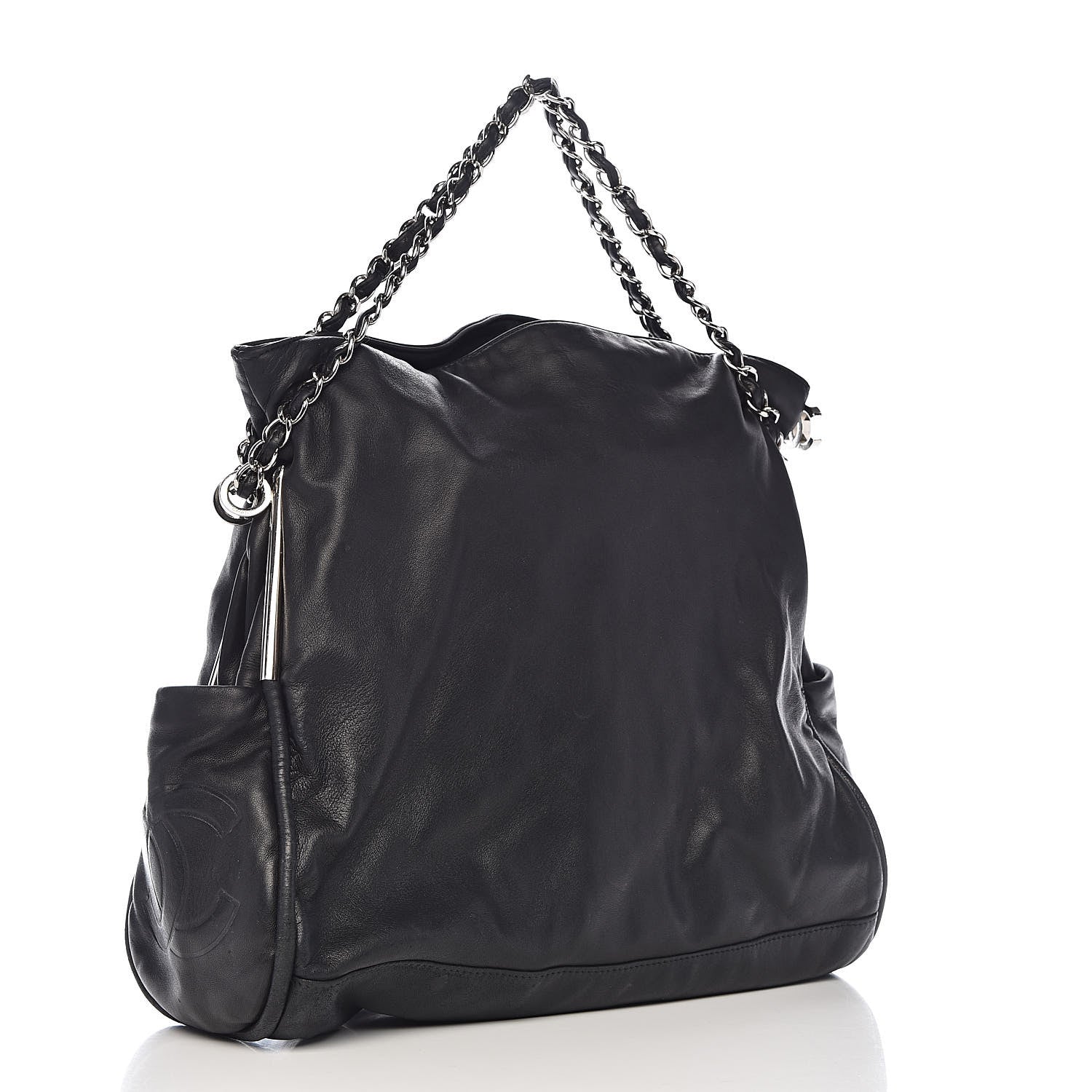 Chanel Lambskin Ultimate Soft Hobo Black 3 of 11