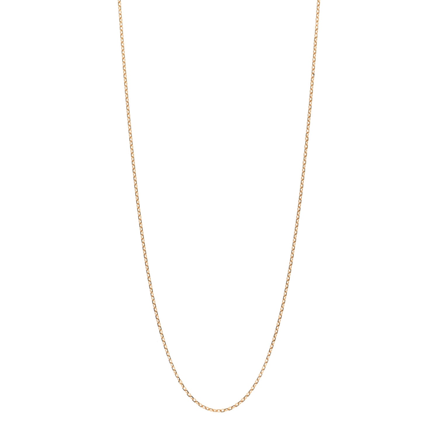 Van Cleef & Arpels 18K Yellow Gold Trace Chain 70cm 1 of 6