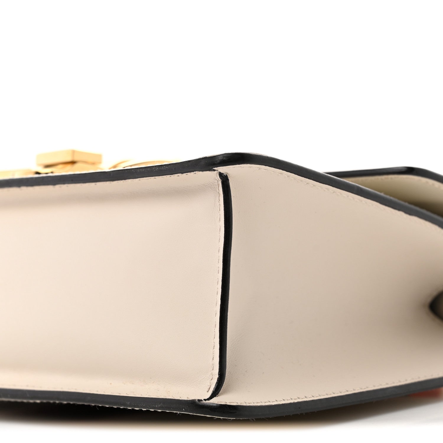 Gucci Calfskin Small Sylvie Shoulder Bag Off White 9 of 15