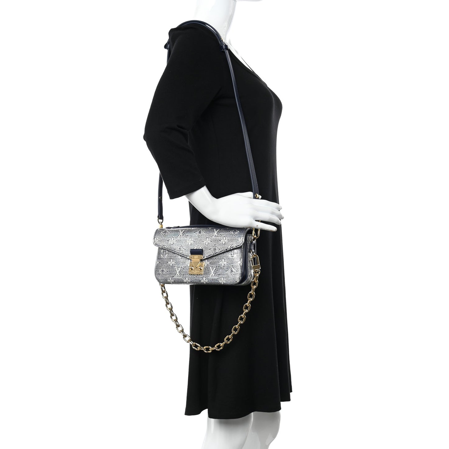 Monoglam Pochette Metis East West Blue