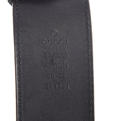 Gucci Moon Calfskin Nickel Double G 40mm Belt 80 32 Black 4 of 7