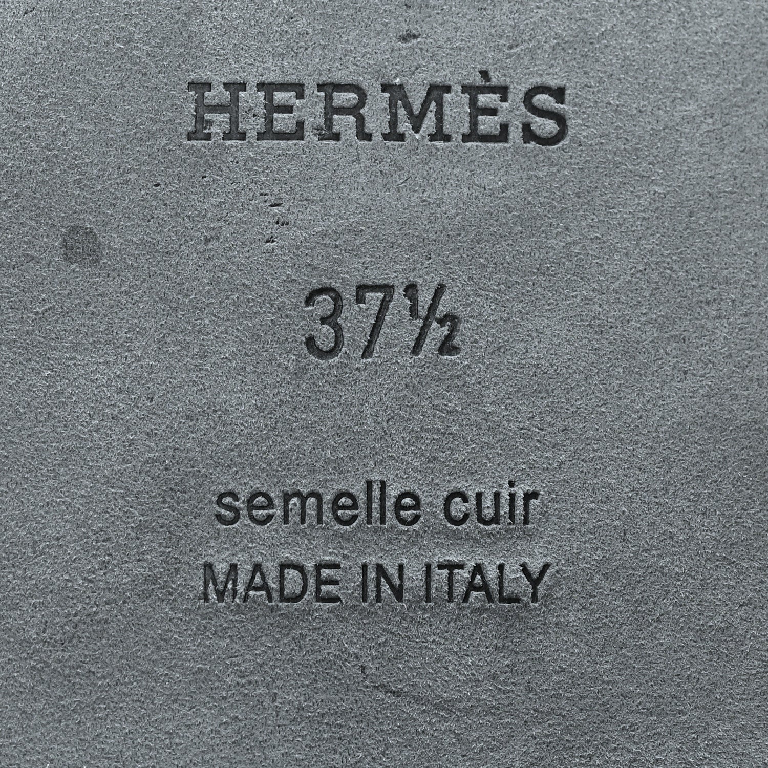 Hermes Suede Goatskin Crystal Oran Sandals 37.5 Violet Amethyste 7 of 9