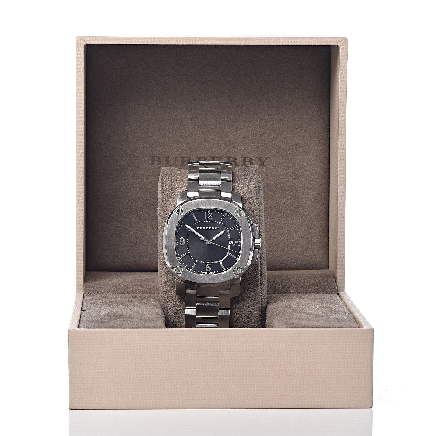 Burberry Stainless Steel 36mm The Britain Automatic Watch Black BBY1502 7 of 7