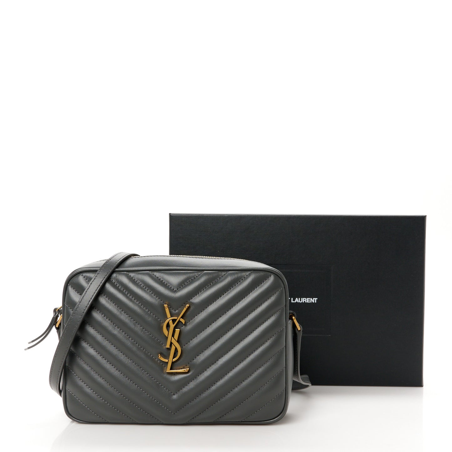 Calfskin Matelasse Monogram Lou Camera Bag Storm