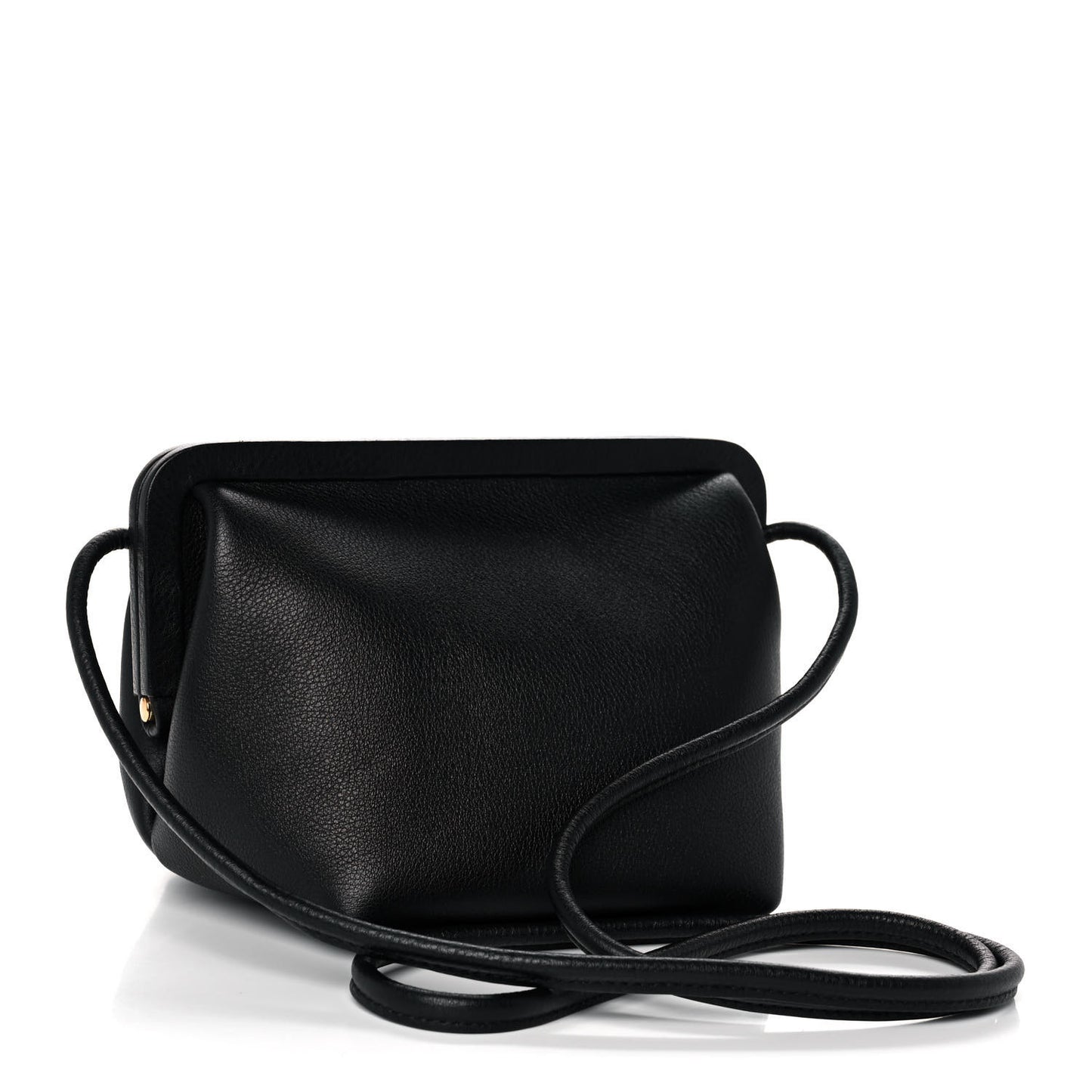 Lambskin Mini Bloom Shoulder Bag Black