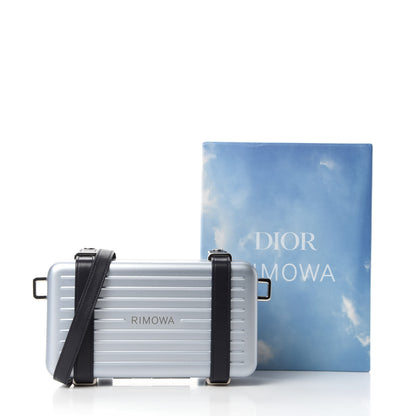 Christian Dior X RIMOWA Aluminum Personal Clutch On Strap Bleu 11 of 11