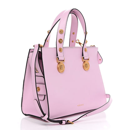 Versace Calfskin Medusa Stud Tribute Tote Pink 2 of 9