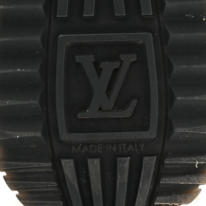 Louis Vuitton Suede Monogram Run Away Sneakers 37.5 Black 7 of 14