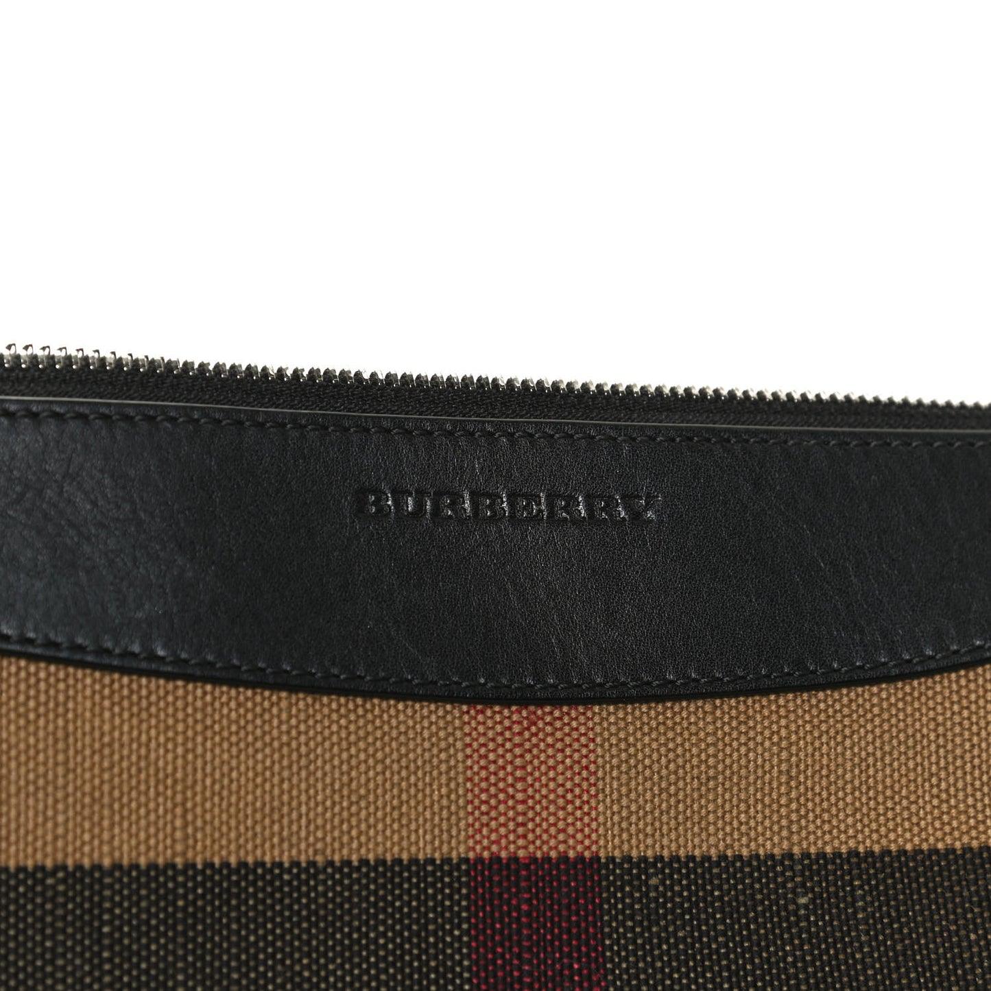 Mega Check Peyton Crossbody Clutch Bag Black
