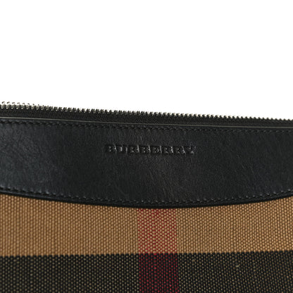 Burberry Mega Check Peyton Crossbody Clutch Bag Black 6 of 13