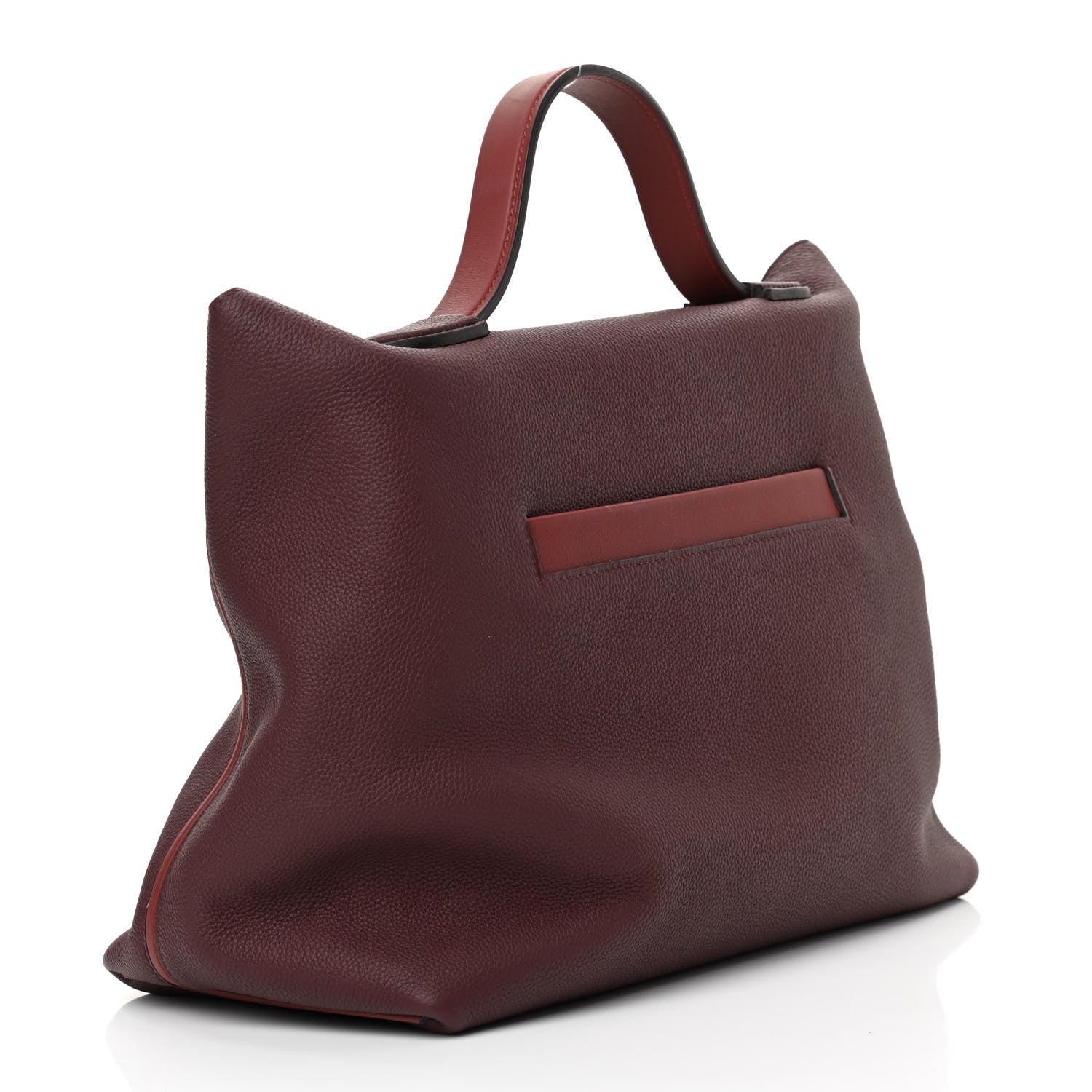 Hermes Togo Swift 24/24 35 Bordeaux Rouge H 3 of 13