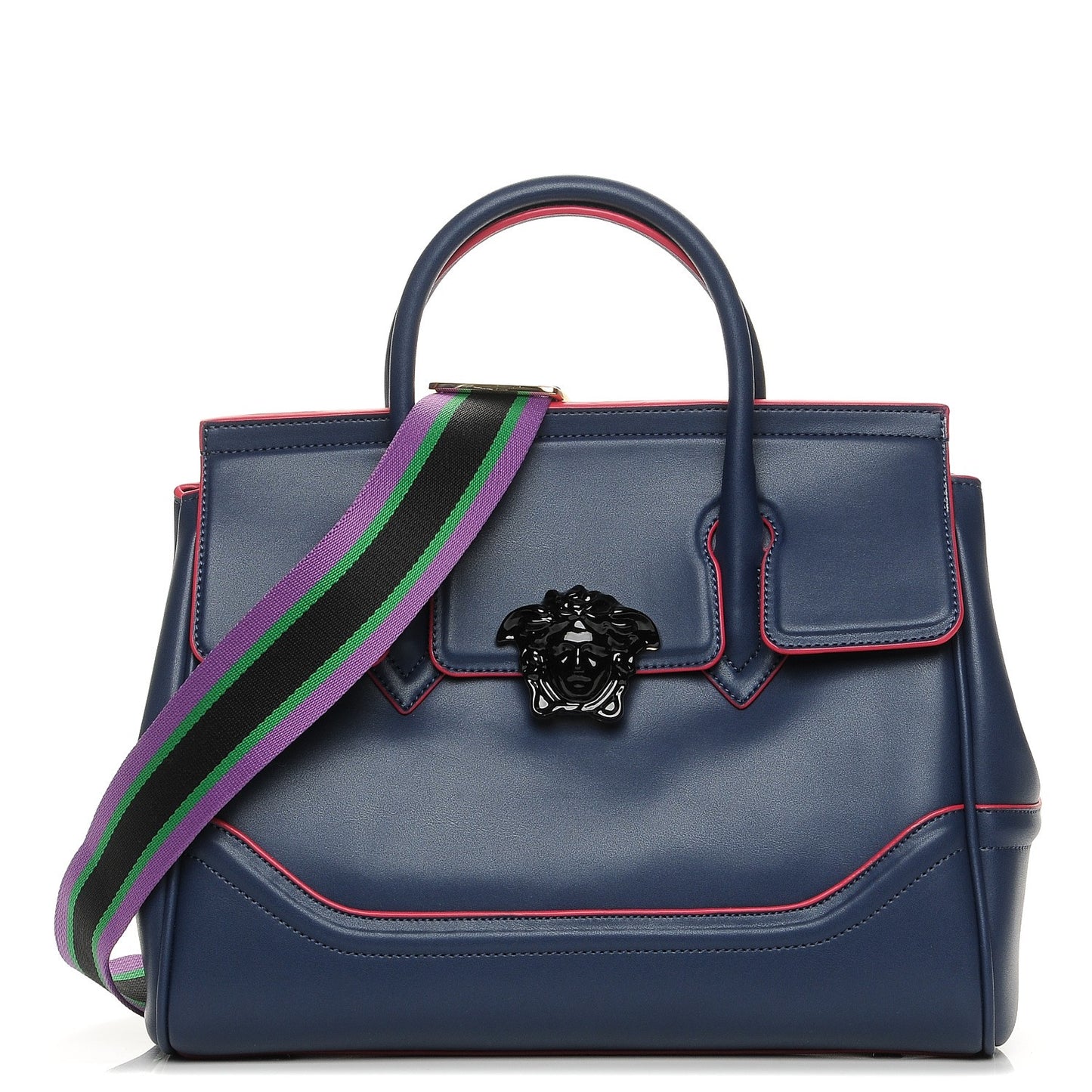 Calfskin Large Palazzo Empire Bag Deep Navy