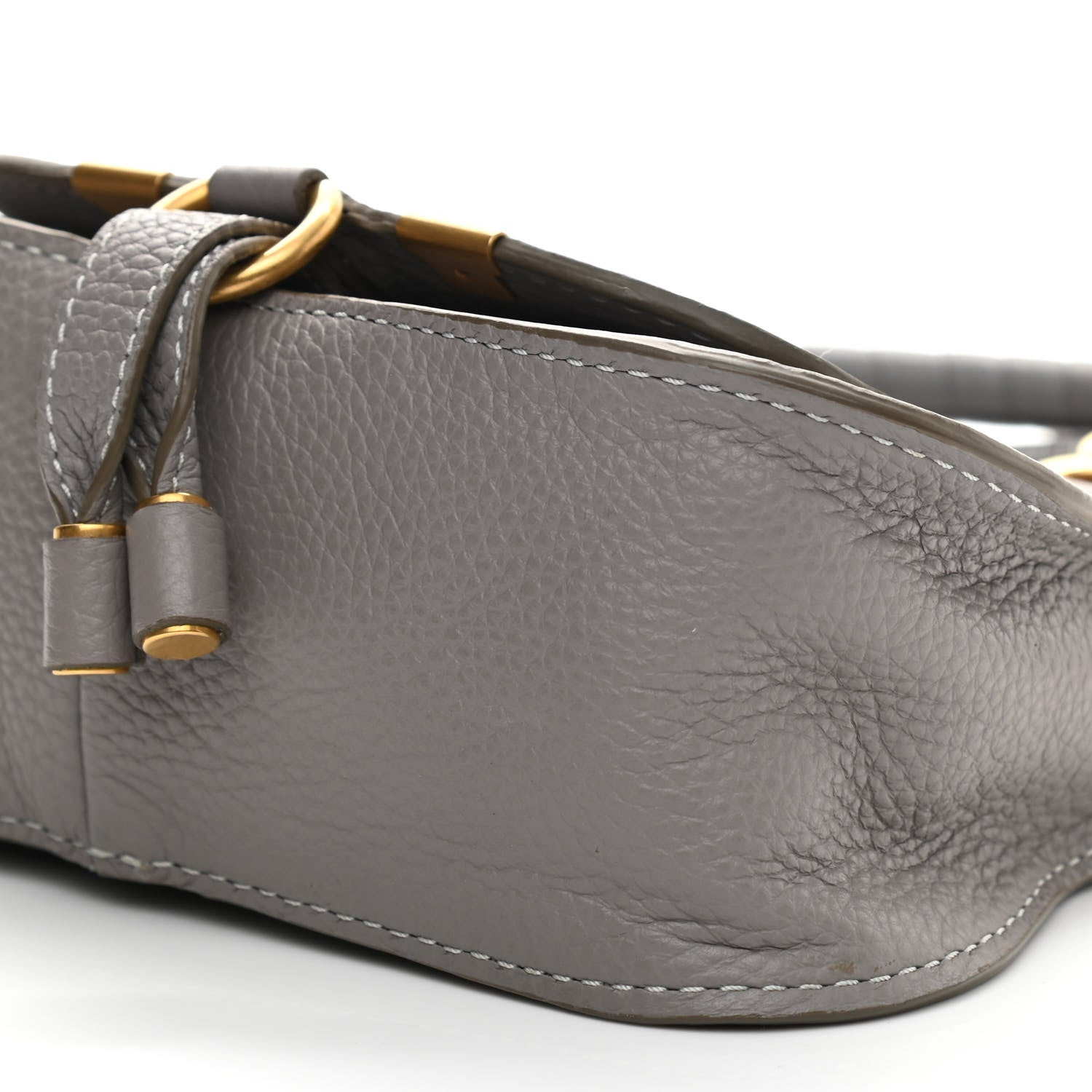Chloe Calfskin Mini Marcie Satchel Cashmere Grey 9 of 9