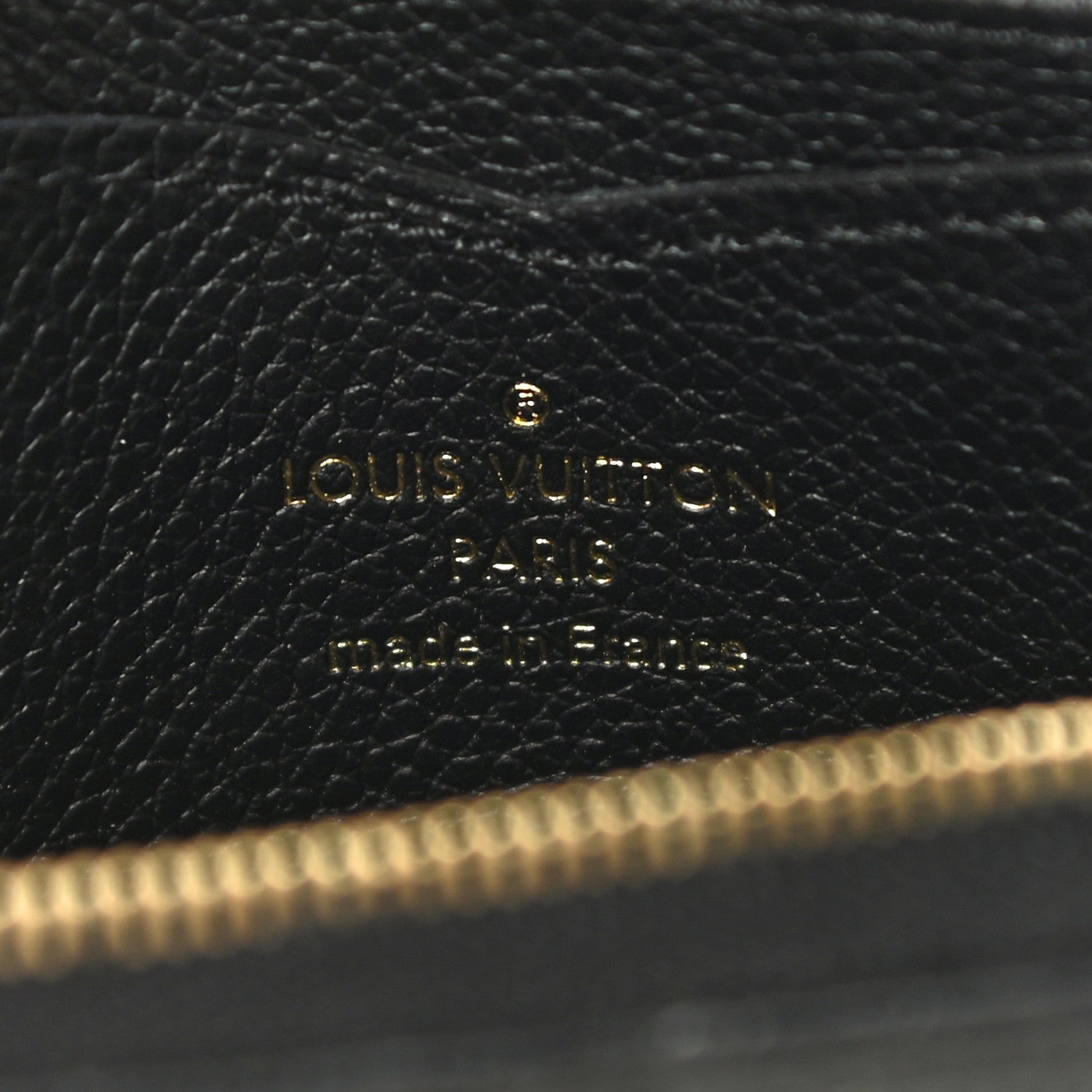 Louis Vuitton Empreinte Zippy Coin Purse Black 6 of 9