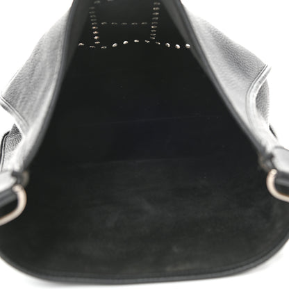 Hermes Taurillon Clemence Evelyne III PM Black 5 of 11