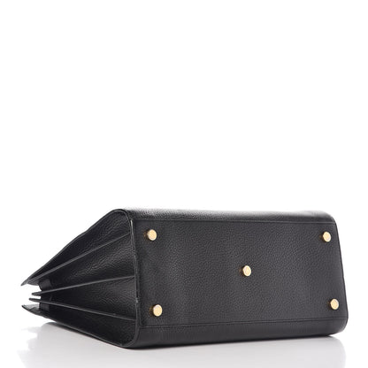 Saint Laurent Grained Calfskin Large Sac De Jour Carryall Black 4 of 11