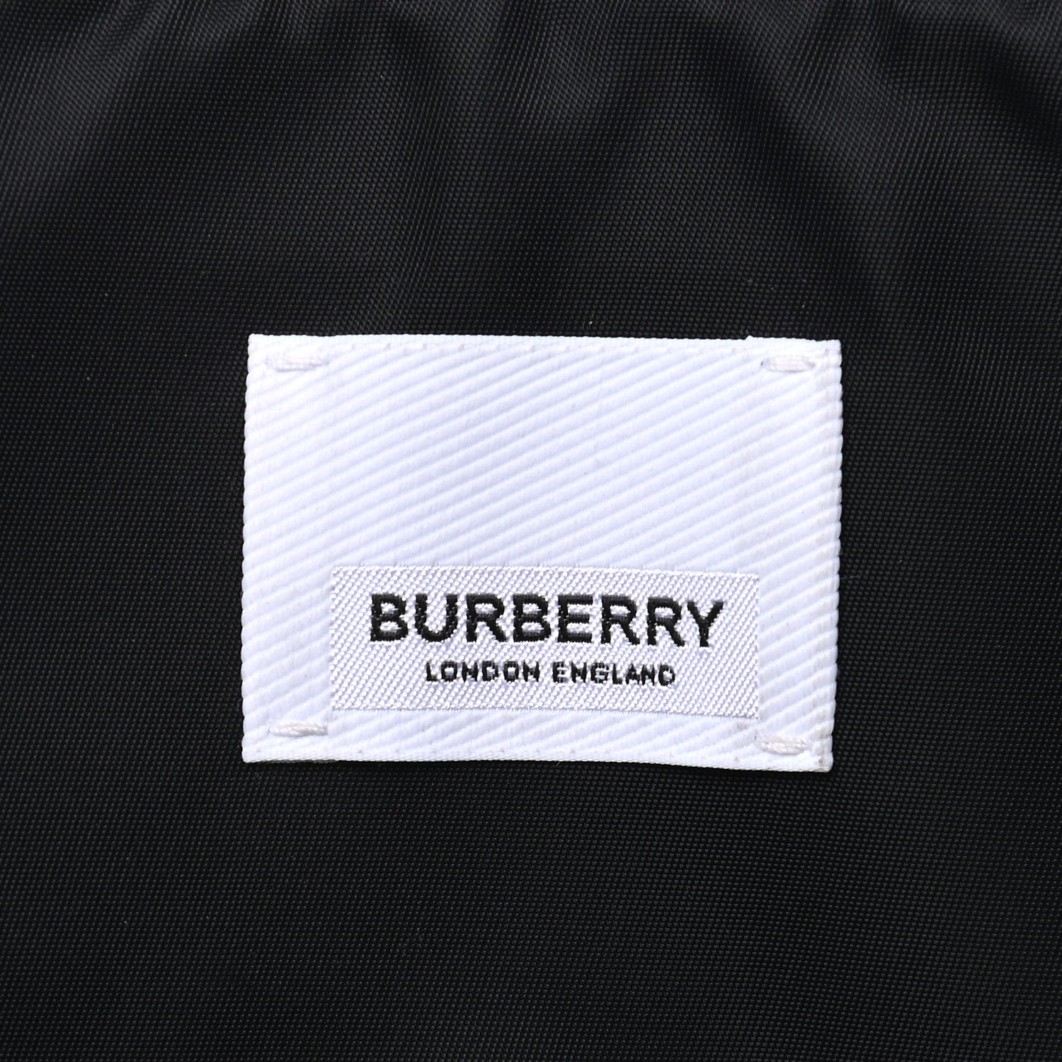 Burberry Nylon London Montage Print Flat Tote Bag Black 5 of 8