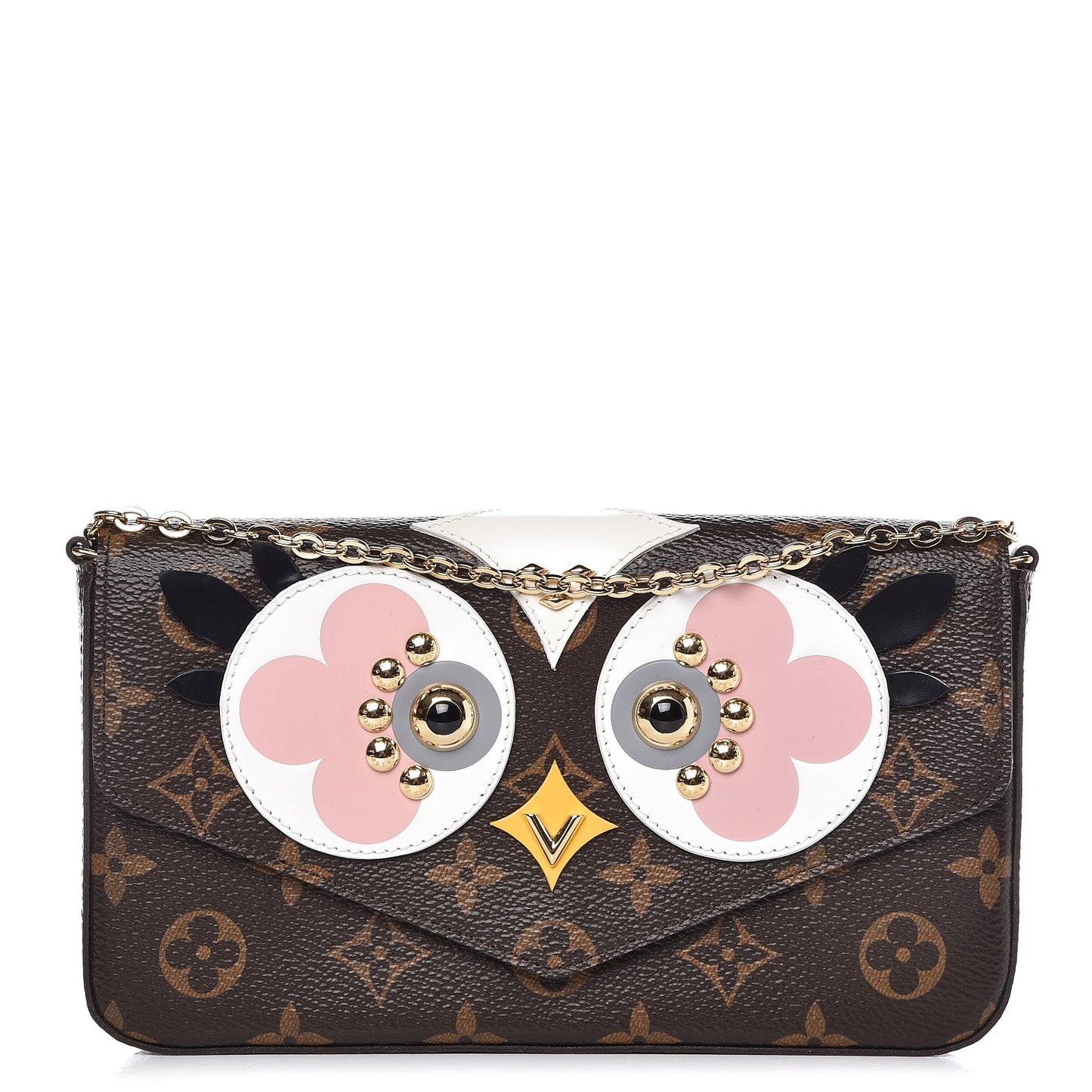 Monogram Lovely Birds Pochette Felicie Chain Wallet