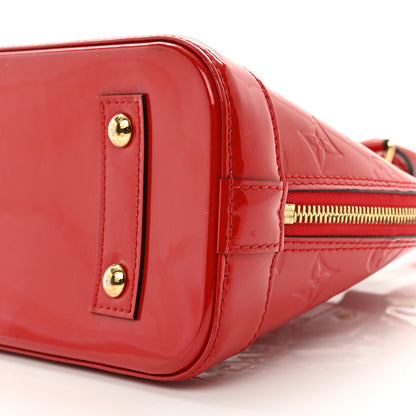 Louis Vuitton Vernis Alma BB Pomme D'Amour 8 of 12