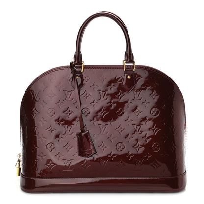 Louis Vuitton Vernis Alma GM Rouge Fauviste 1 of 10