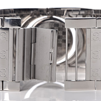 Gucci Stainless Steel Canvas Mother of Pearl 33mm Twirl Monogram Quartz Watch 10 of 11