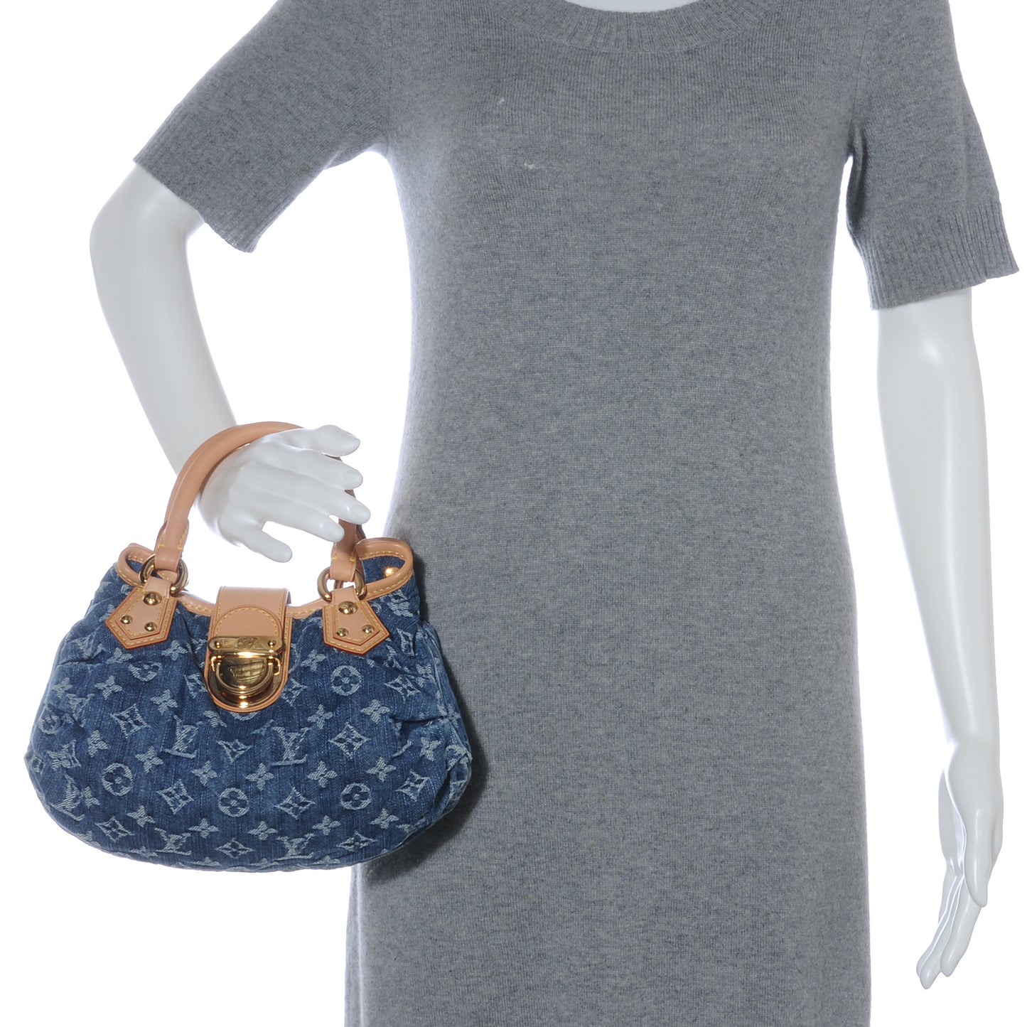 Denim Pleaty Blue
