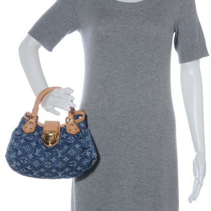 Louis Vuitton Denim Pleaty Blue 2 of 7