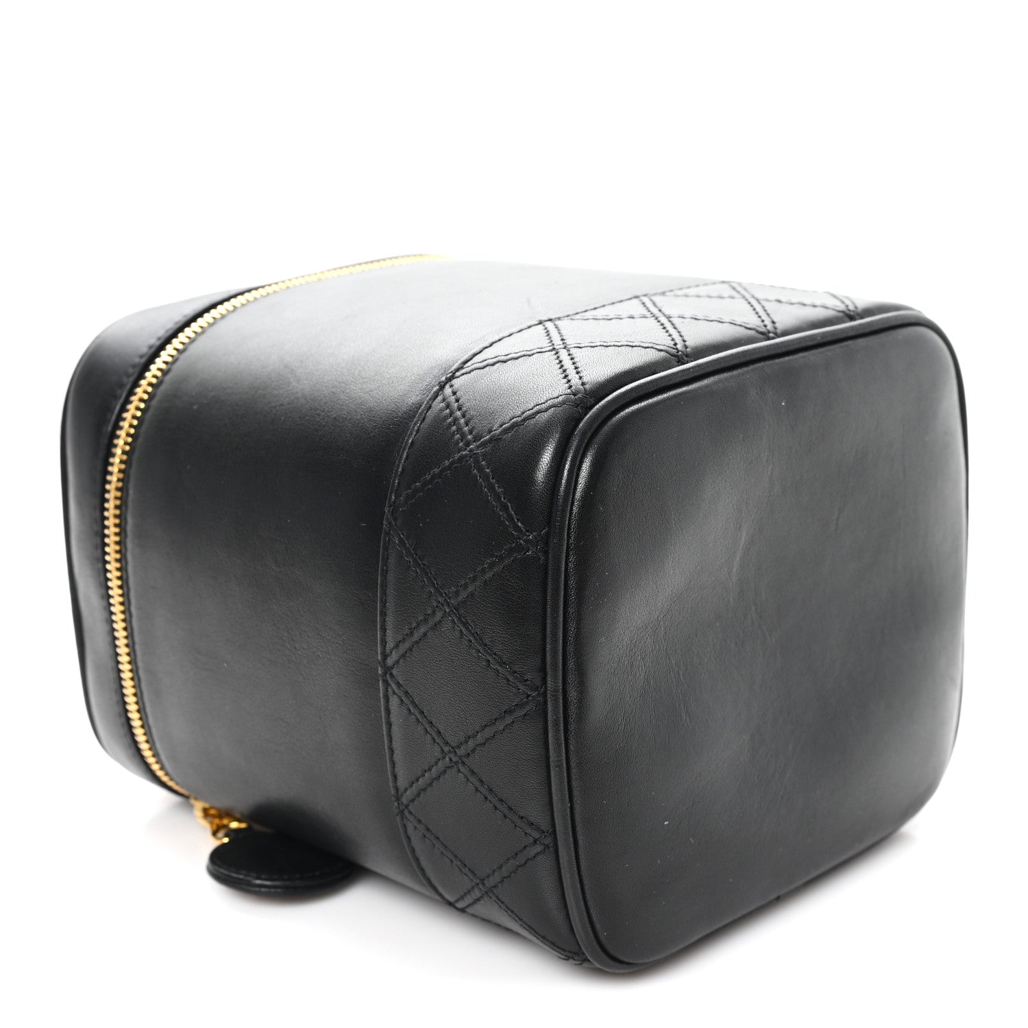 Chanel Lambskin Vanity Cosmetic Bag Black 4 of 9