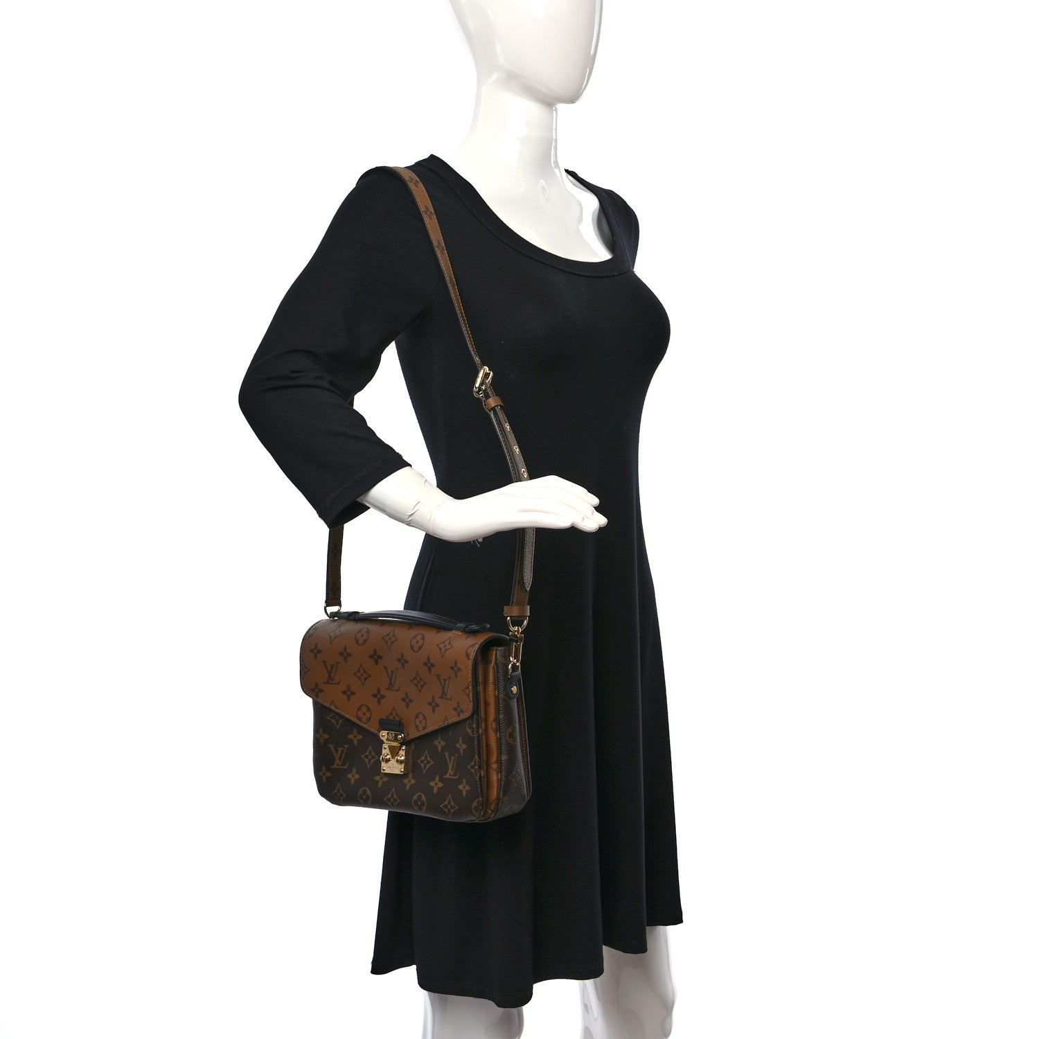 Louis Vuitton Reverse Monogram Pochette Metis 2 of 14