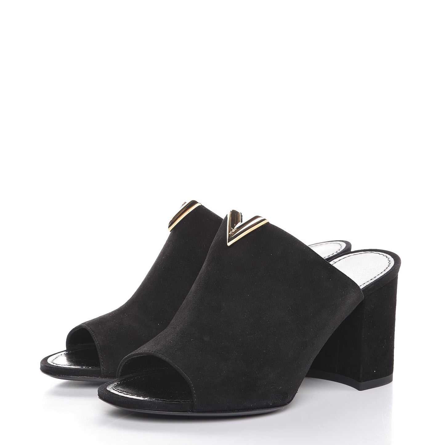 Suede Bahiana Mules 35 Black