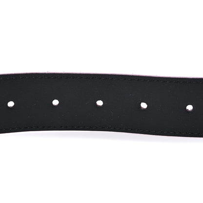 Louis Vuitton Suede Calfskin Mini Damier Belt 100 40 Bordeaux 6 of 6