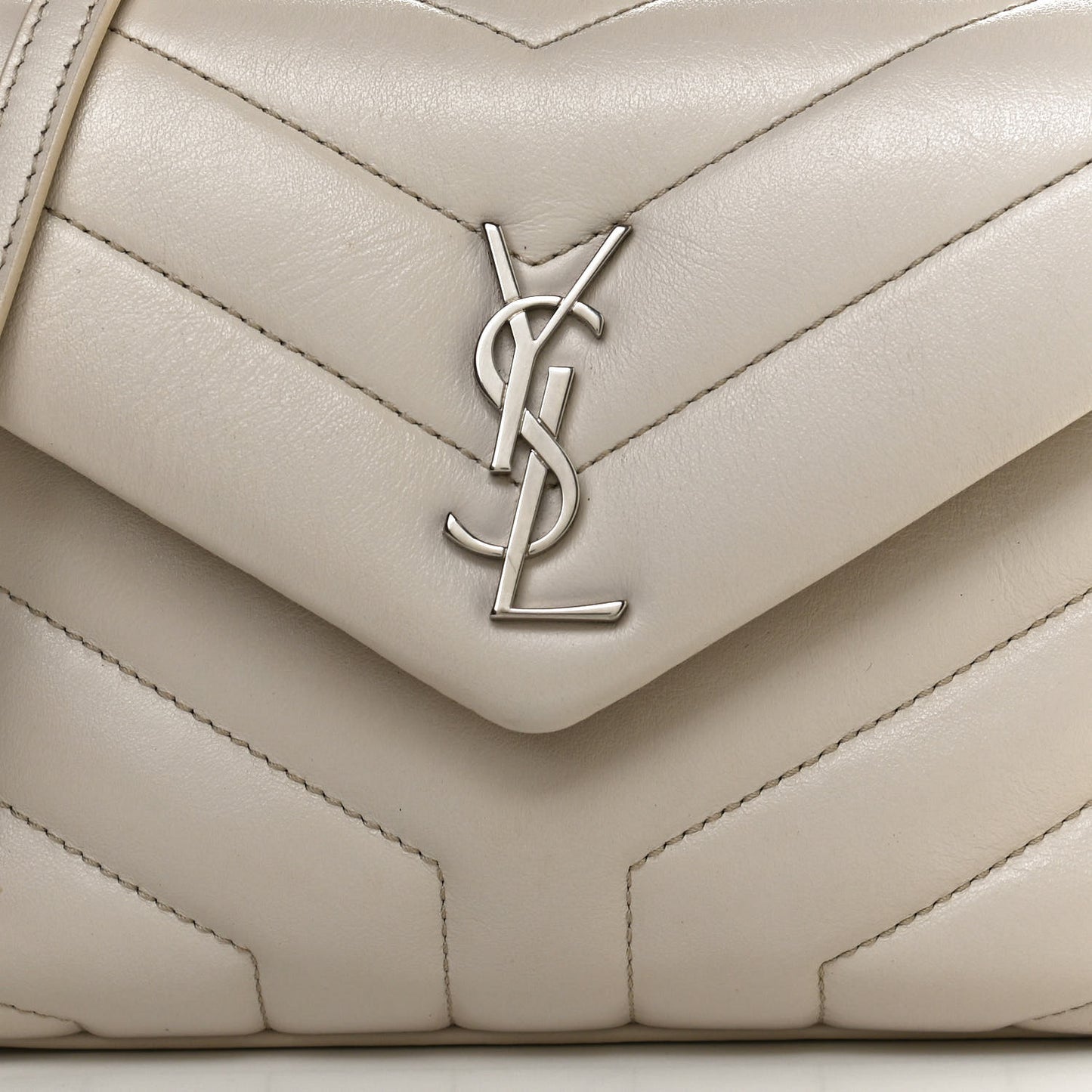 Calfskin Y Quilted Monogram Toy Loulou Satchel Granite