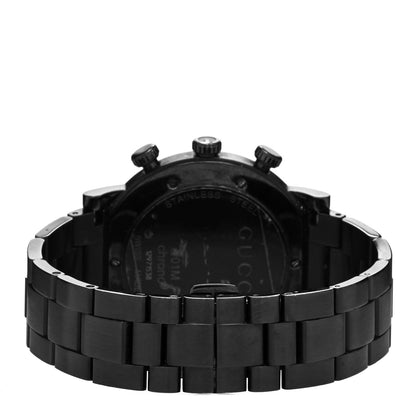 Gucci PVD Stainless Steel Diamond 44mm G-Chrono Quartz Watch Black 3 of 5