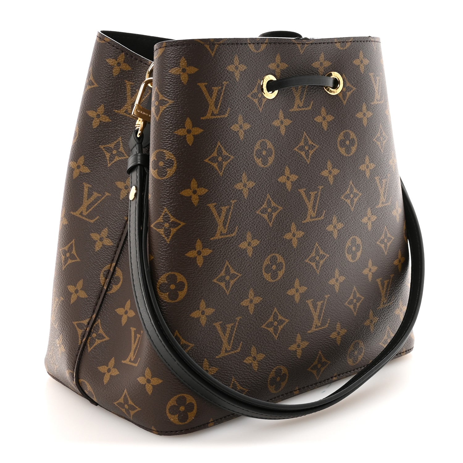 Louis Vuitton Monogram Neonoe MM Black 3 of 9